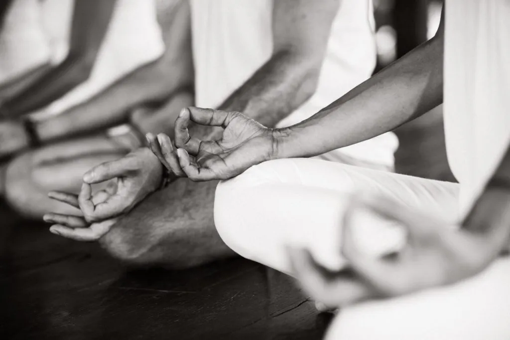 Meditative yoga practice