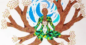 meditation artwork by Art Village