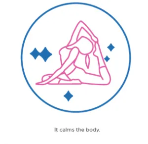 illustration of someone doing a yoga pose
