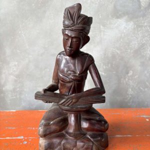 A Balinese with His Lontar